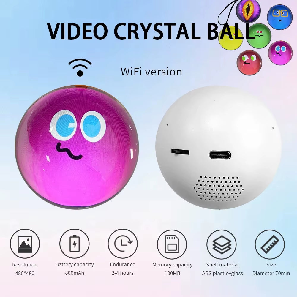Mobile APP WIFI Version Can Customize 3D Crystal Balls, Audio and Video Electronic Balls, and Customize Gifts Memory Sphere
